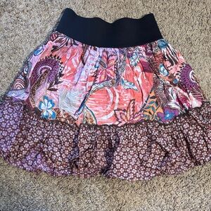 Colorful Patterned Women's Skirt